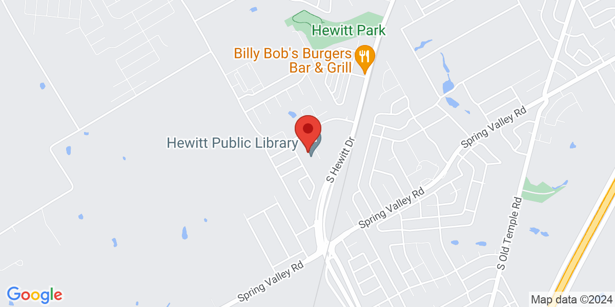 Map of Hewitt Public Library